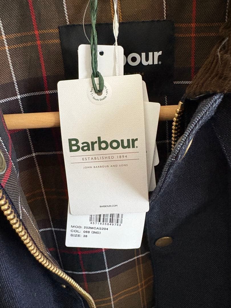 Barbourコーデュラデニム トランスポートジャケット