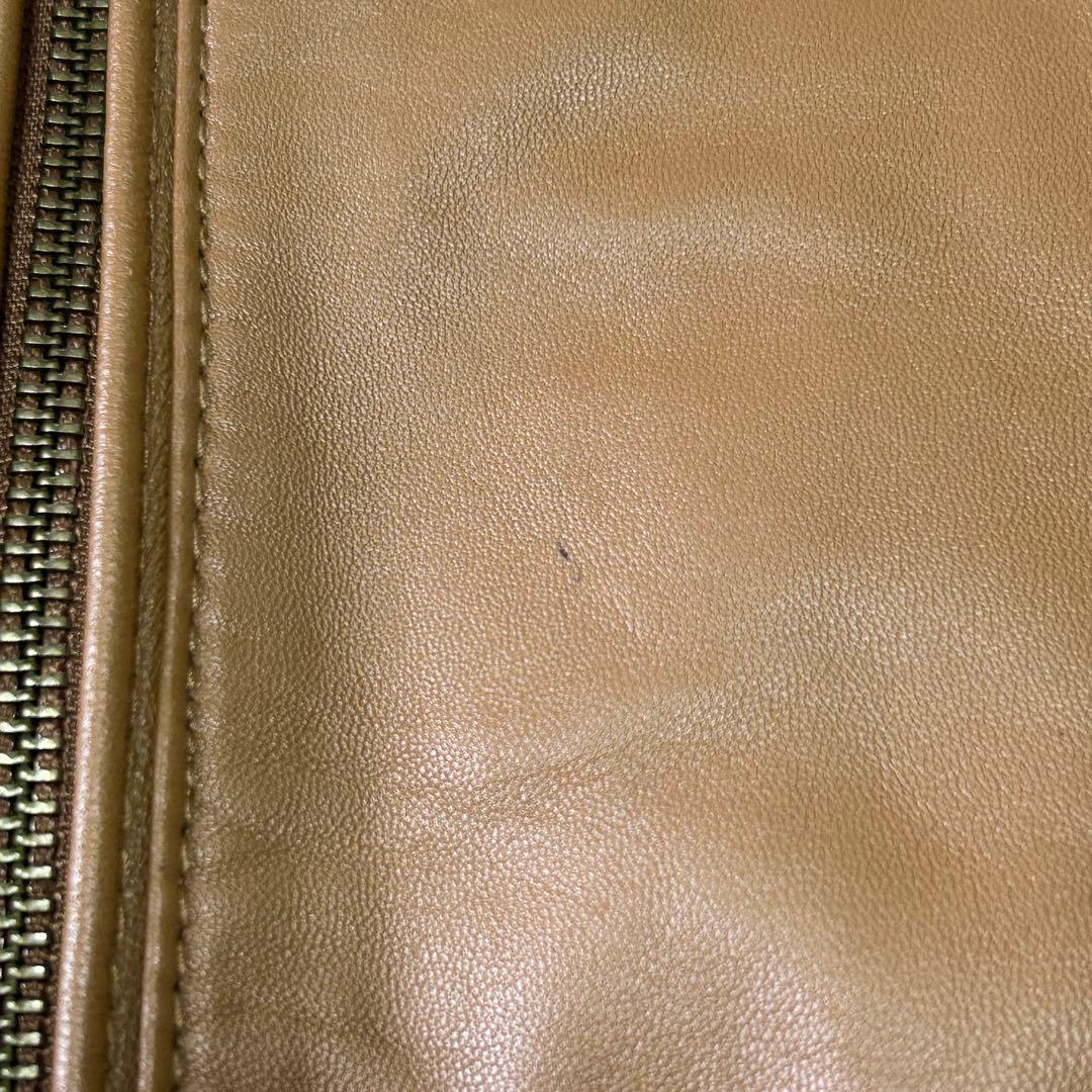 美品 メンズビギ 羊革 ラムレザー シングルライダースジャケットM 革ジャン