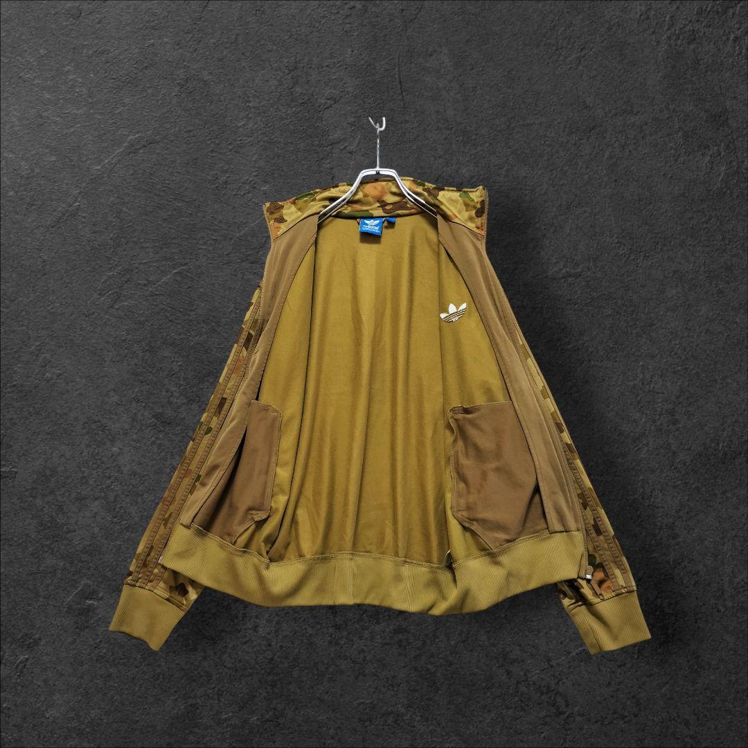 ★人気　アディダス　ジャージ　トラックジャケット　刺繍　迷彩　ファイヤーバードL