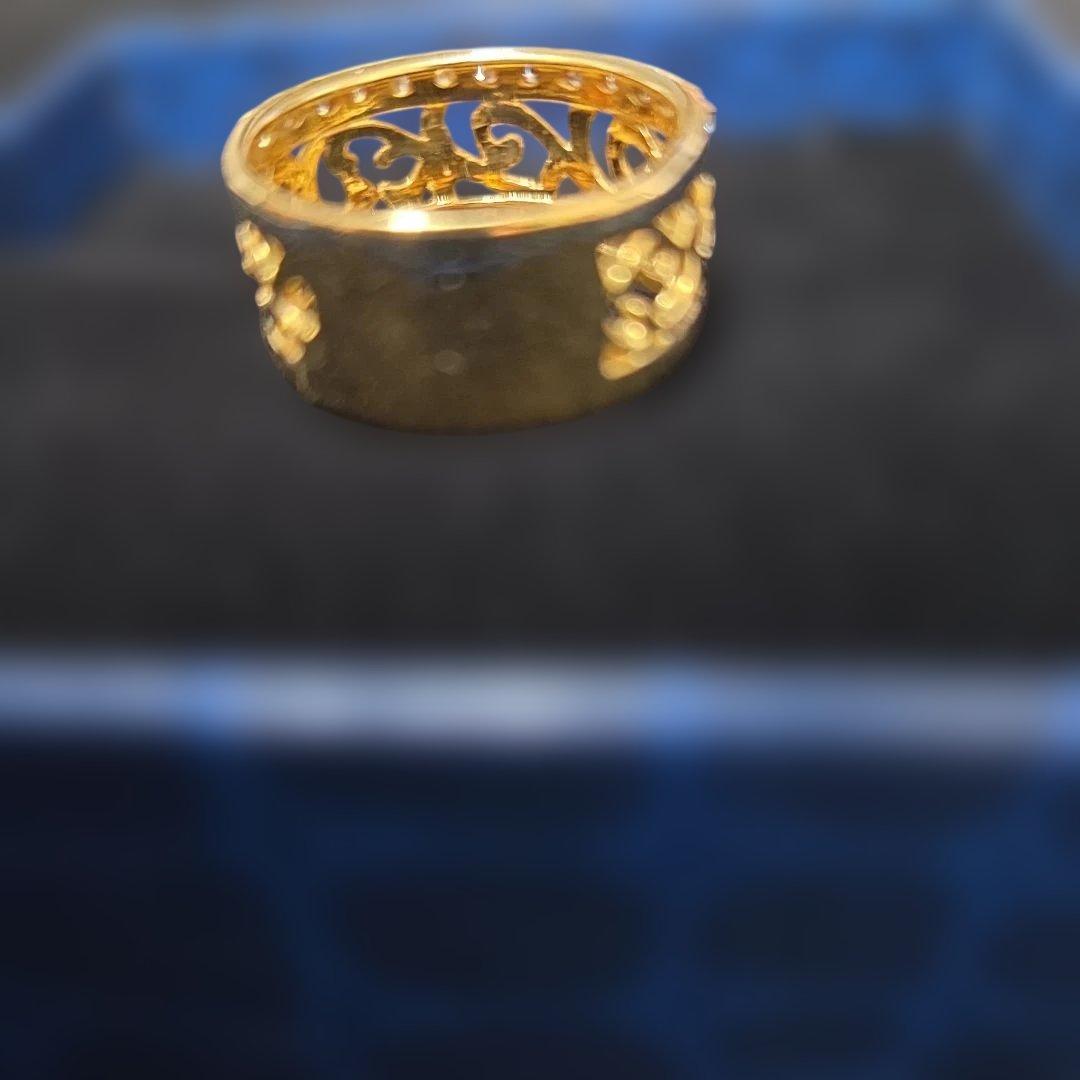 K18 ダイヤモンドリング　0.55カラット 約14.5号 総重量6.27g