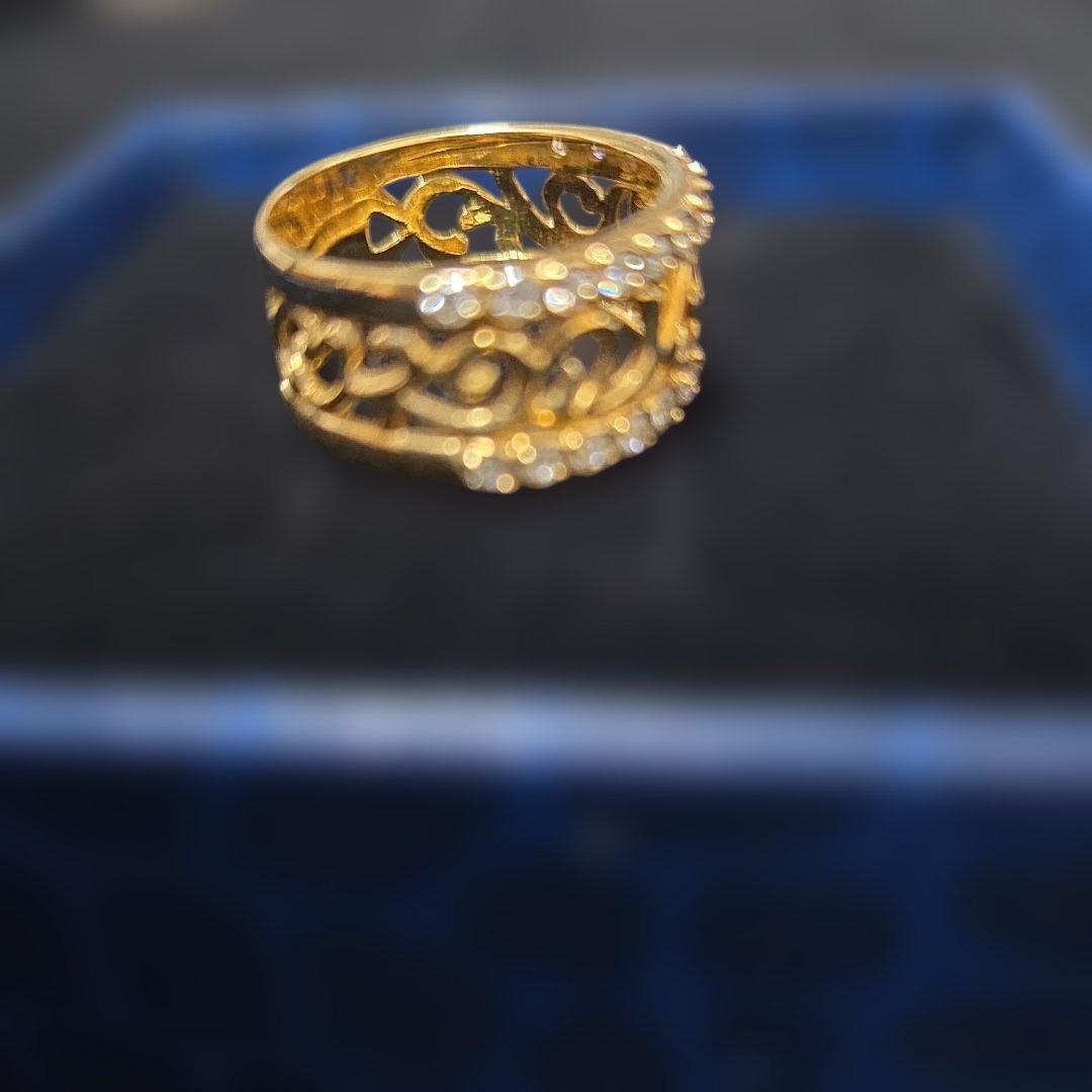 K18 ダイヤモンドリング　0.55カラット 約14.5号 総重量6.27g