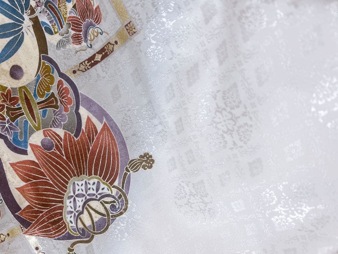 豪華刺繍入り♡七五三　5歳　男の子　フルセット　一式　縦縞袴　鷹　白系