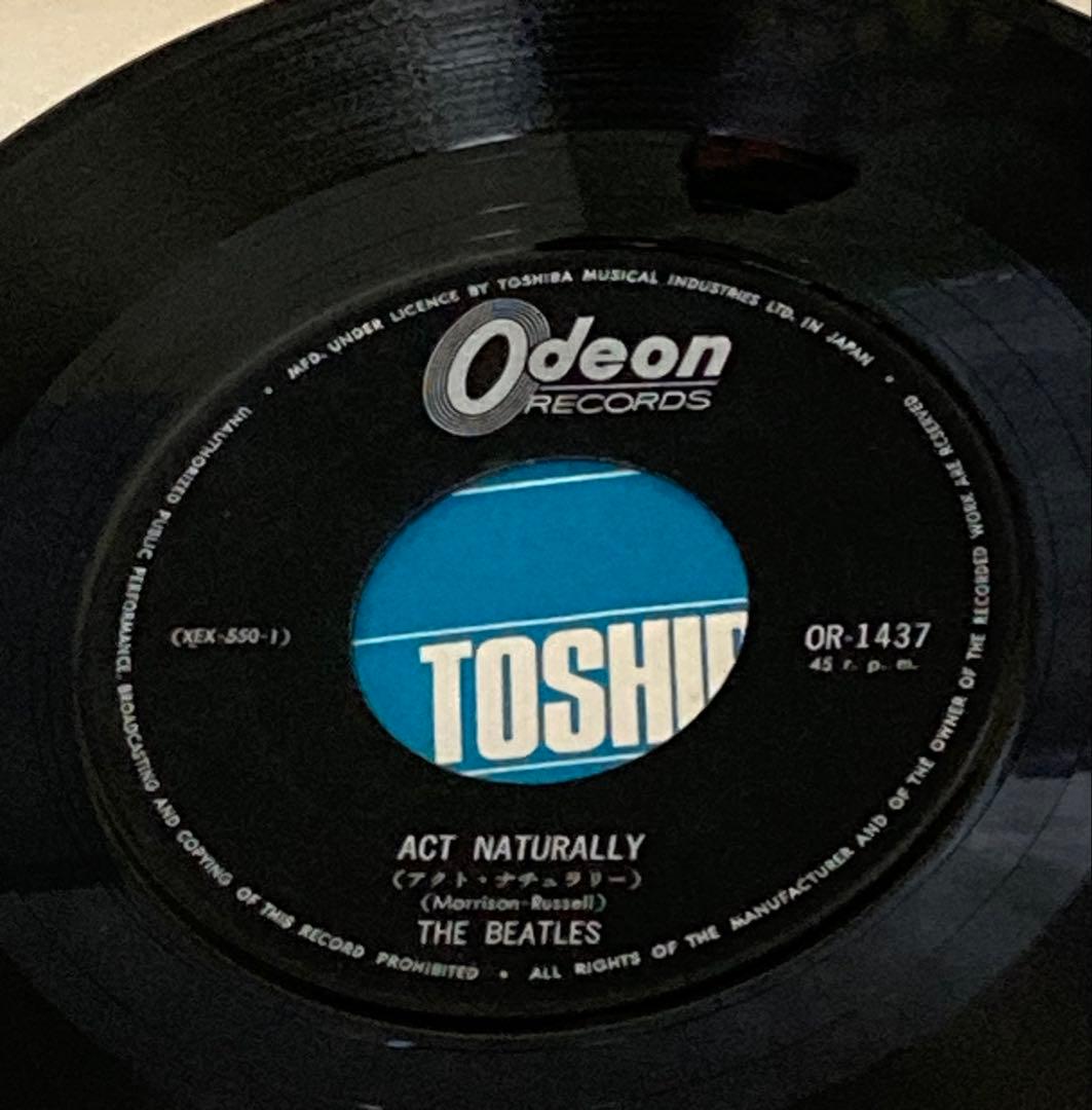 ビートルズ ◉希少フチ有り400円盤●アンド アイ ラヴ ハー ●イエスタデイ他