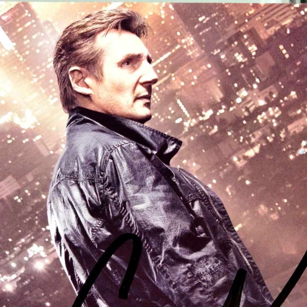 セール中…リーアム・ニーソン直筆サイン入り2Lサイズ写真…96時間…