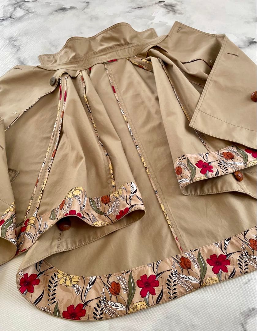 【オールドイングランド】トレンチスタイルケープコート　日本製