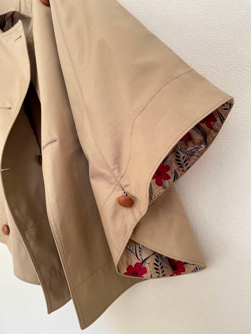 【オールドイングランド】トレンチスタイルケープコート　日本製