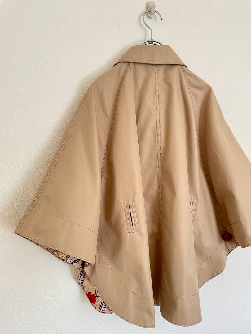 【オールドイングランド】トレンチスタイルケープコート　日本製