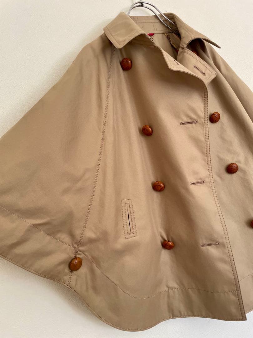 【オールドイングランド】トレンチスタイルケープコート　日本製