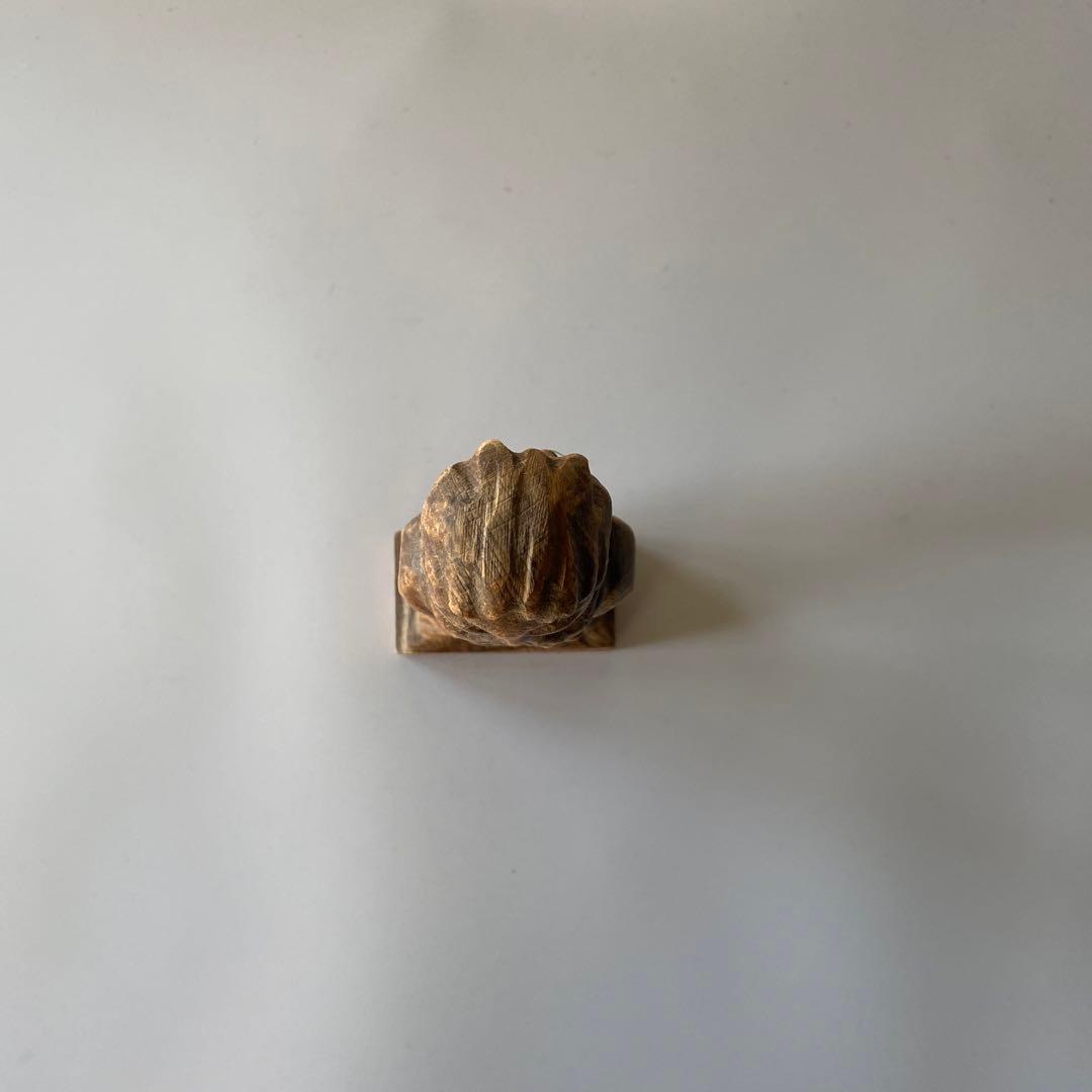 フランス アンティーク 本を持つ聖人像 聖ペテロ 木彫 19世紀