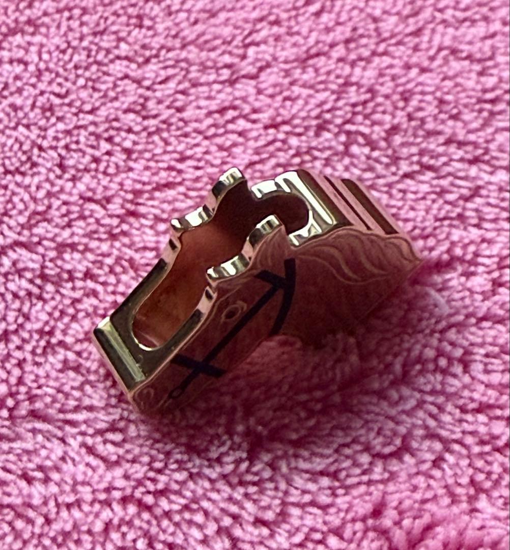 美品 エルメス カドリージュ スカーフリング ツイリーリング Hermes ￼馬