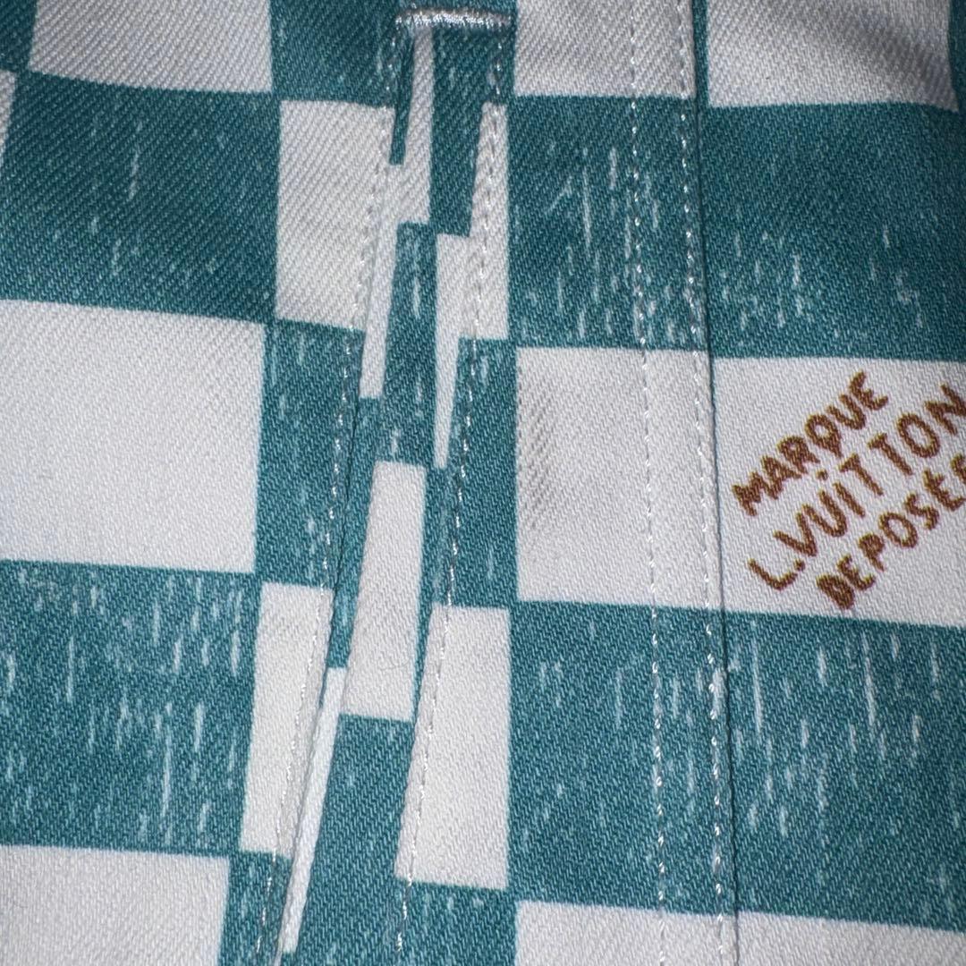 【定価29万】louis vuitton 21aw ダミエ　デニムジャケット