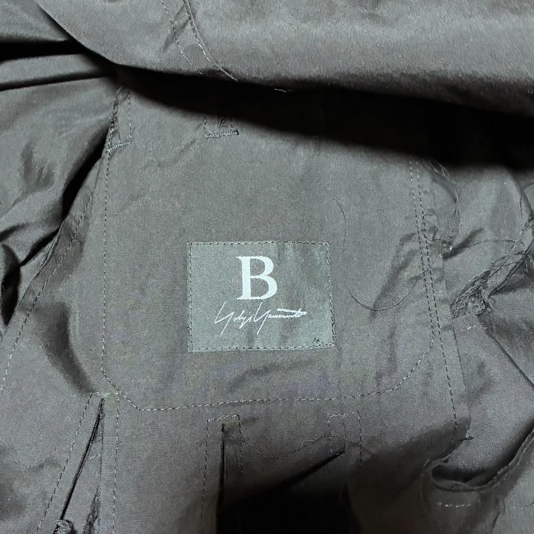 美品 B Yohji Yamamoto 切りっぱなし シャツワンピース 黒