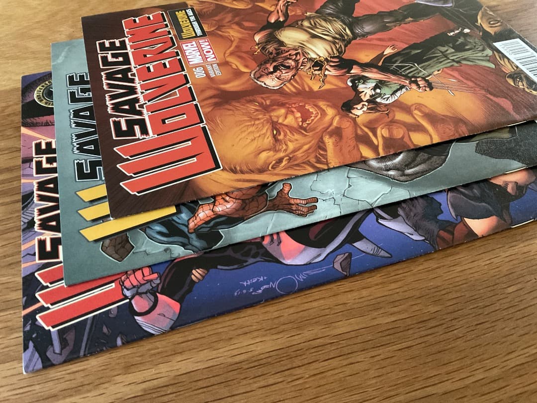 再値下げ❗️Savage Wolverine コンプリートセット アメコミリーフ