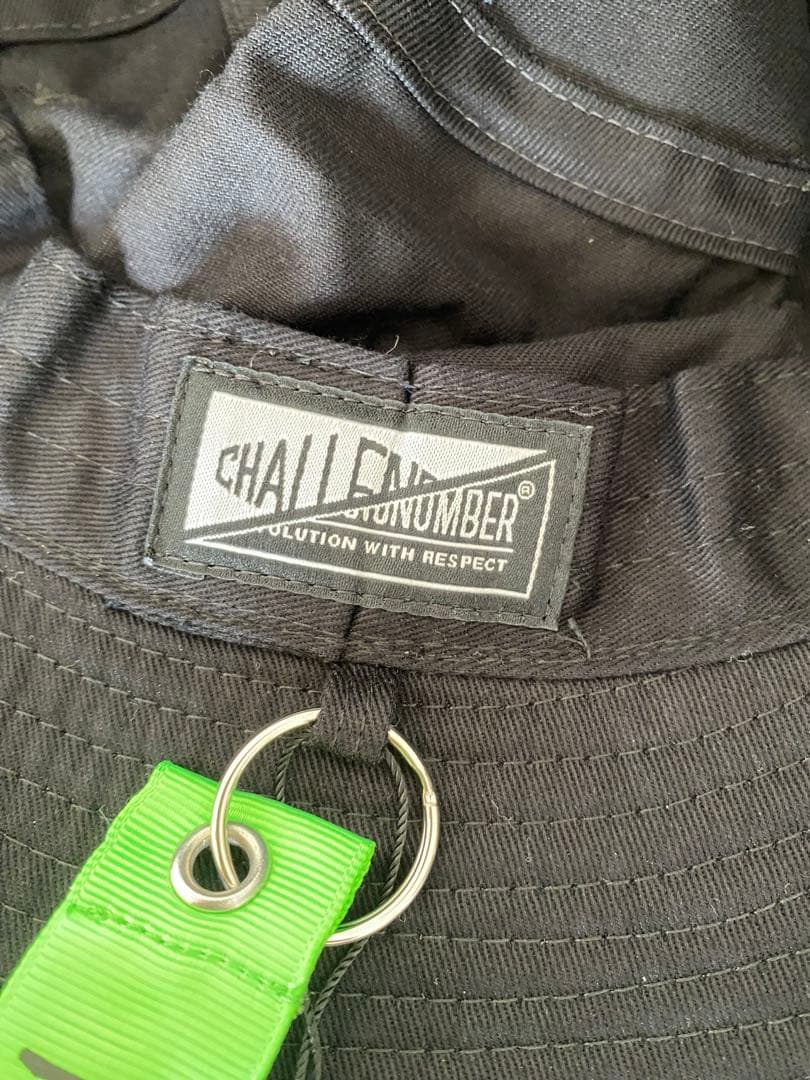 新品未使用　チャレンジャー ×マジックナンバー　バケットハット　ブラック　フリー