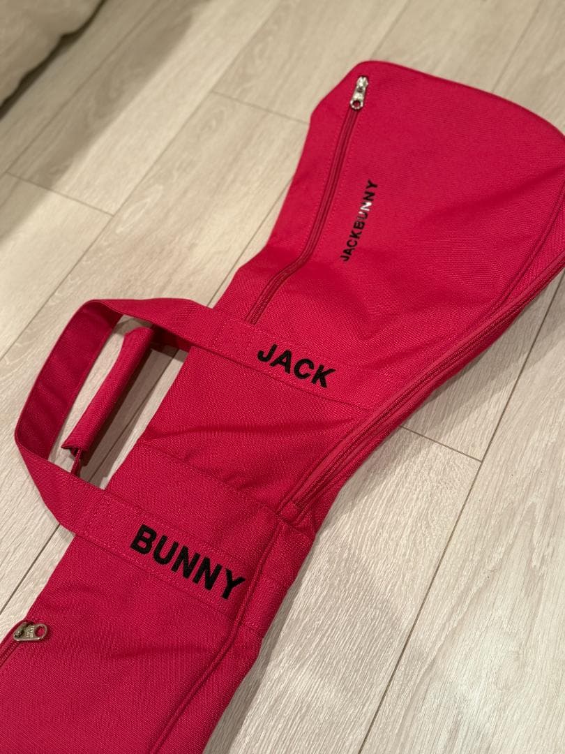 【新品・未使用】Jack Bunny!! ゴルフクラブケース（ピンク）