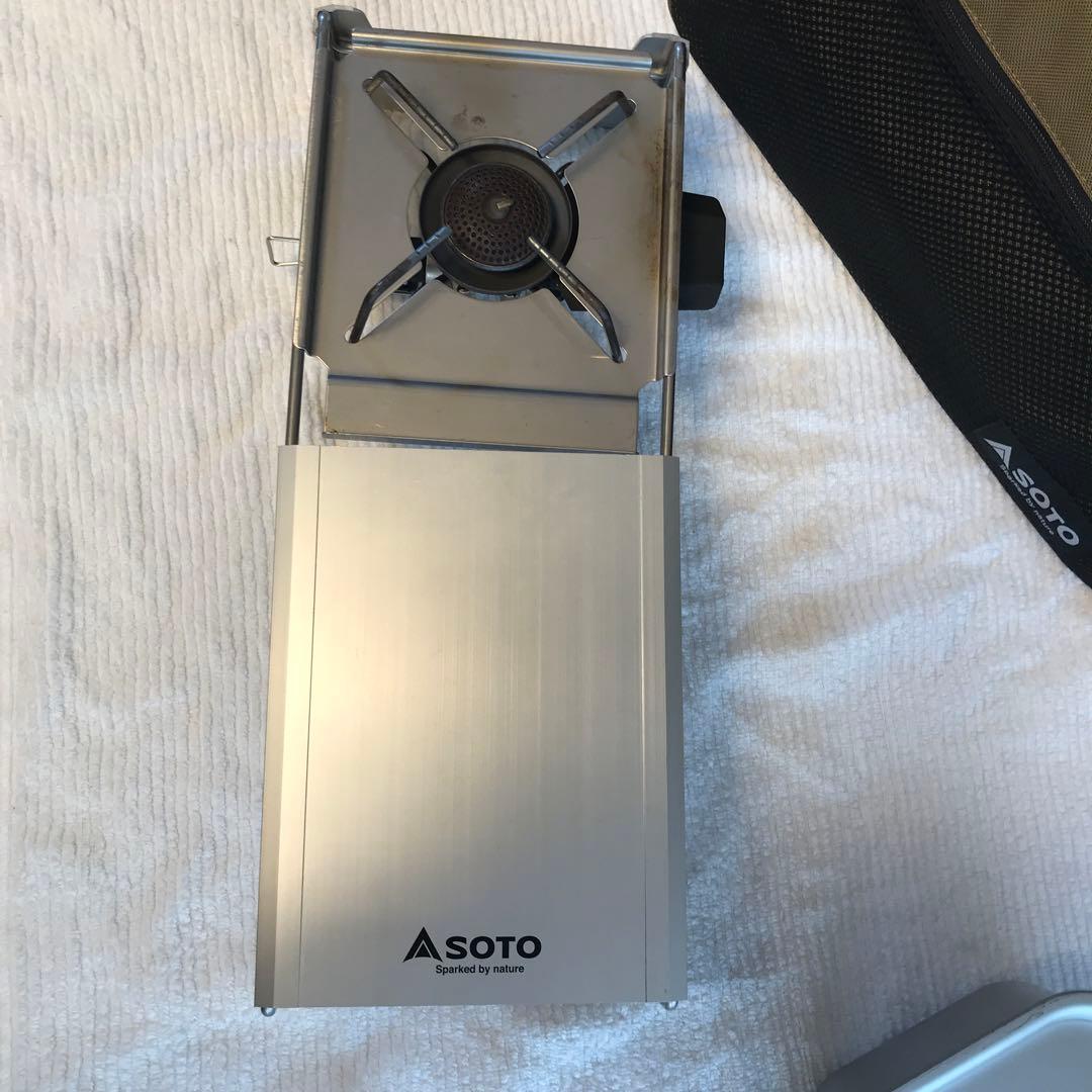 SOTO レギュレータストーブ、その他フルセットusedです。