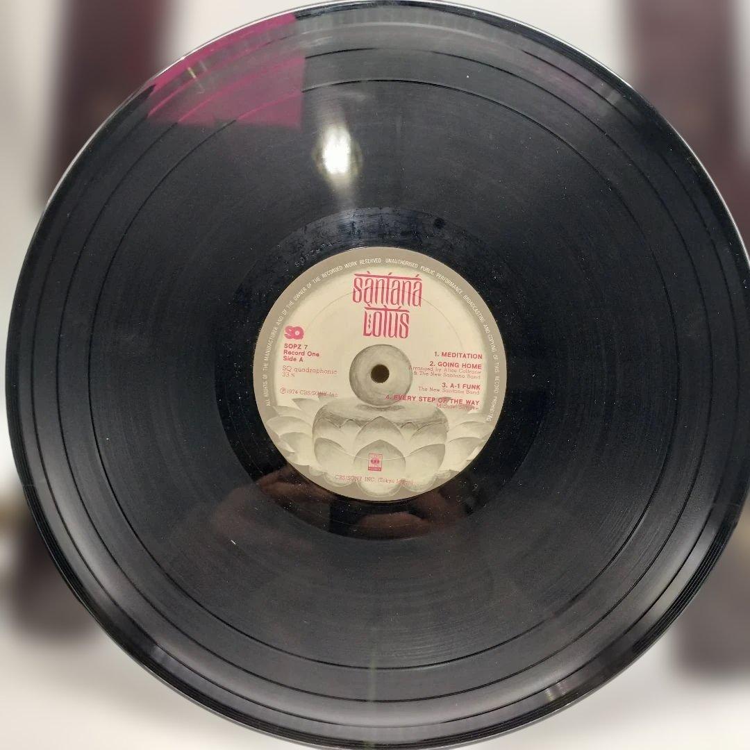 Santana ‎Lotus 3LP　レコード