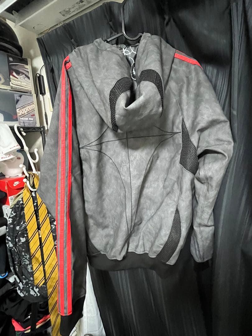 ジャケット・アウター ADIDAS X THUG CLUB LEATHER JACKET