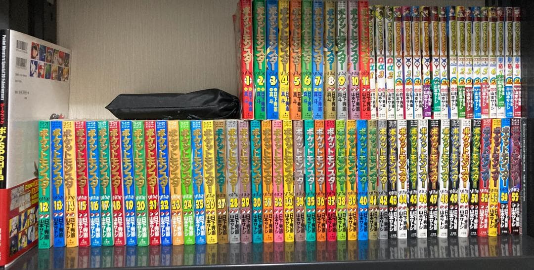 ポケットモンスターSPECIAL 1～55巻、続編18冊、ポケSPedia