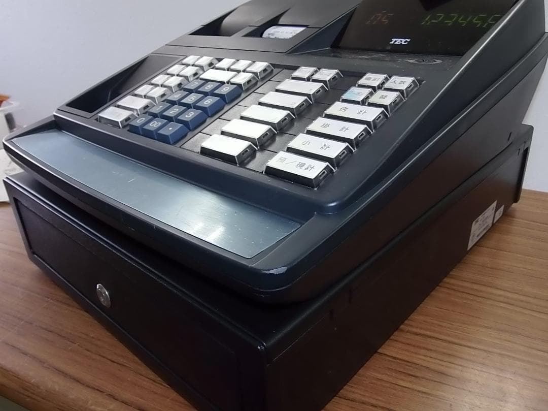 店名設定無料東芝テック MA-500 5部門 レジスター 人気の黒 250808