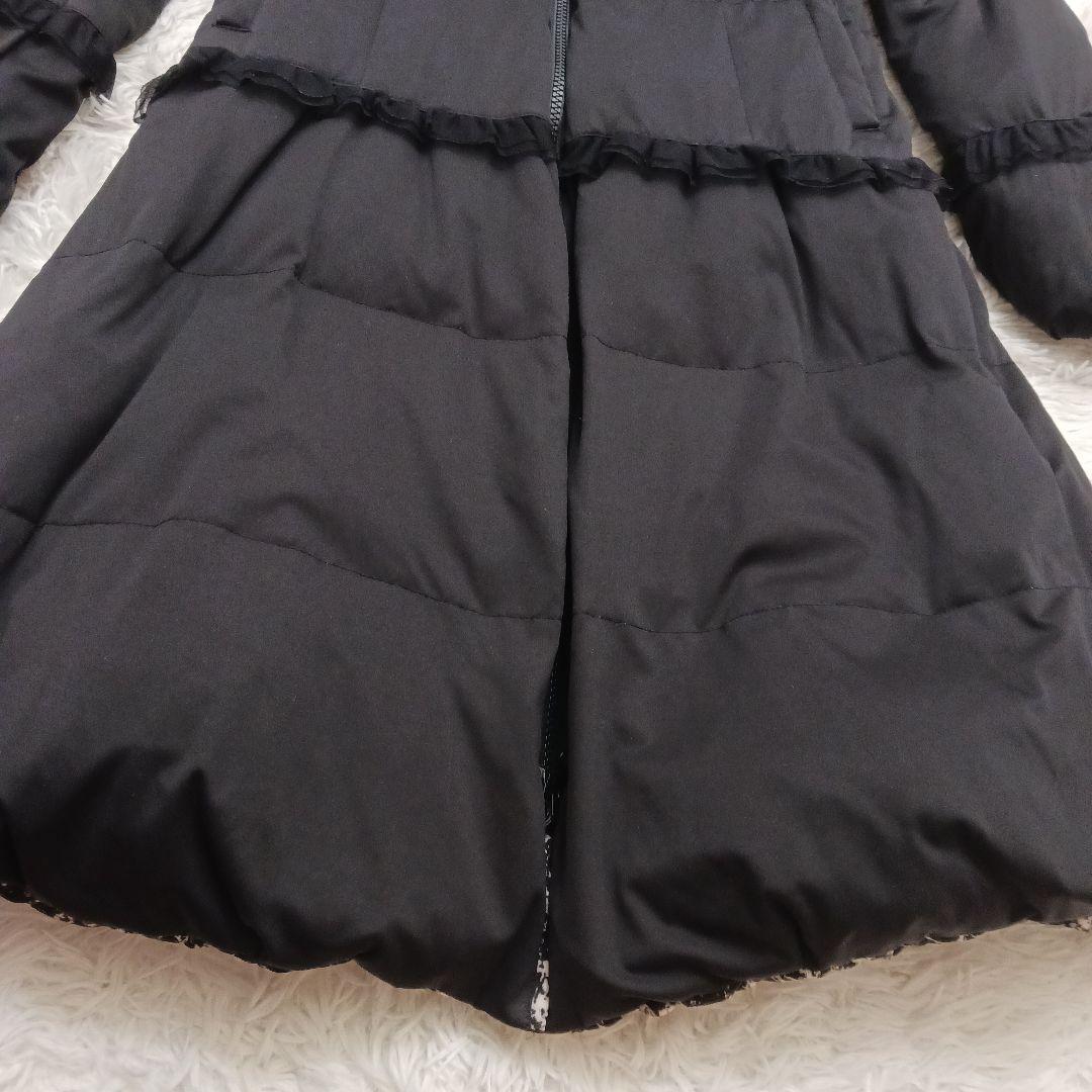 TOCCA リバーシブル ダウンコート ブラック ダウン フェザー