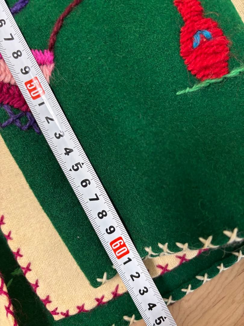 talon☆ 50s メキシカンジャケット　グリーン×アイボリー