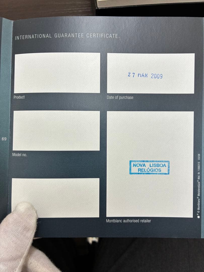 1度使用　Montblanc Meisterstück 149 万年筆