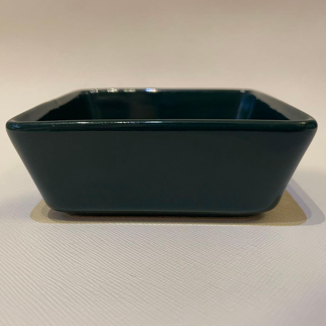 超レア　アラビア　キルタ　スクエアプレート　グリーン　9.5㎝