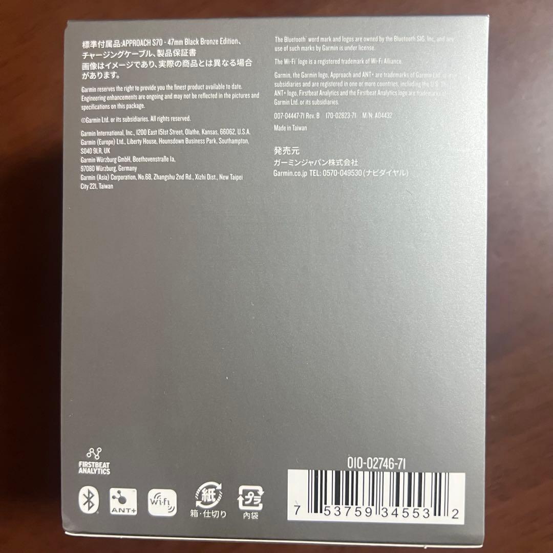 GARMIN Approach S70 GPSスマートウォッチ 47mm 新品