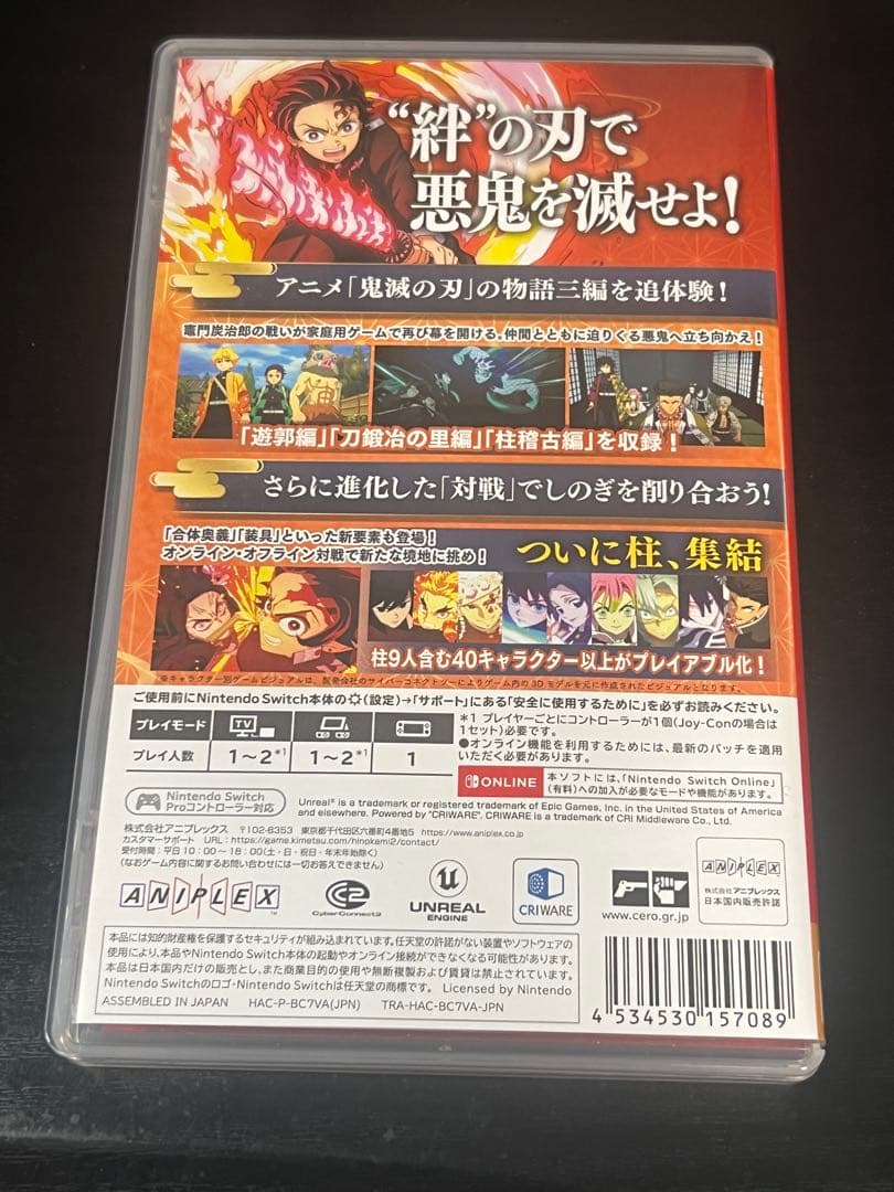 鬼滅の刃　ヒノカミ血風譚2 Switch スイッチ