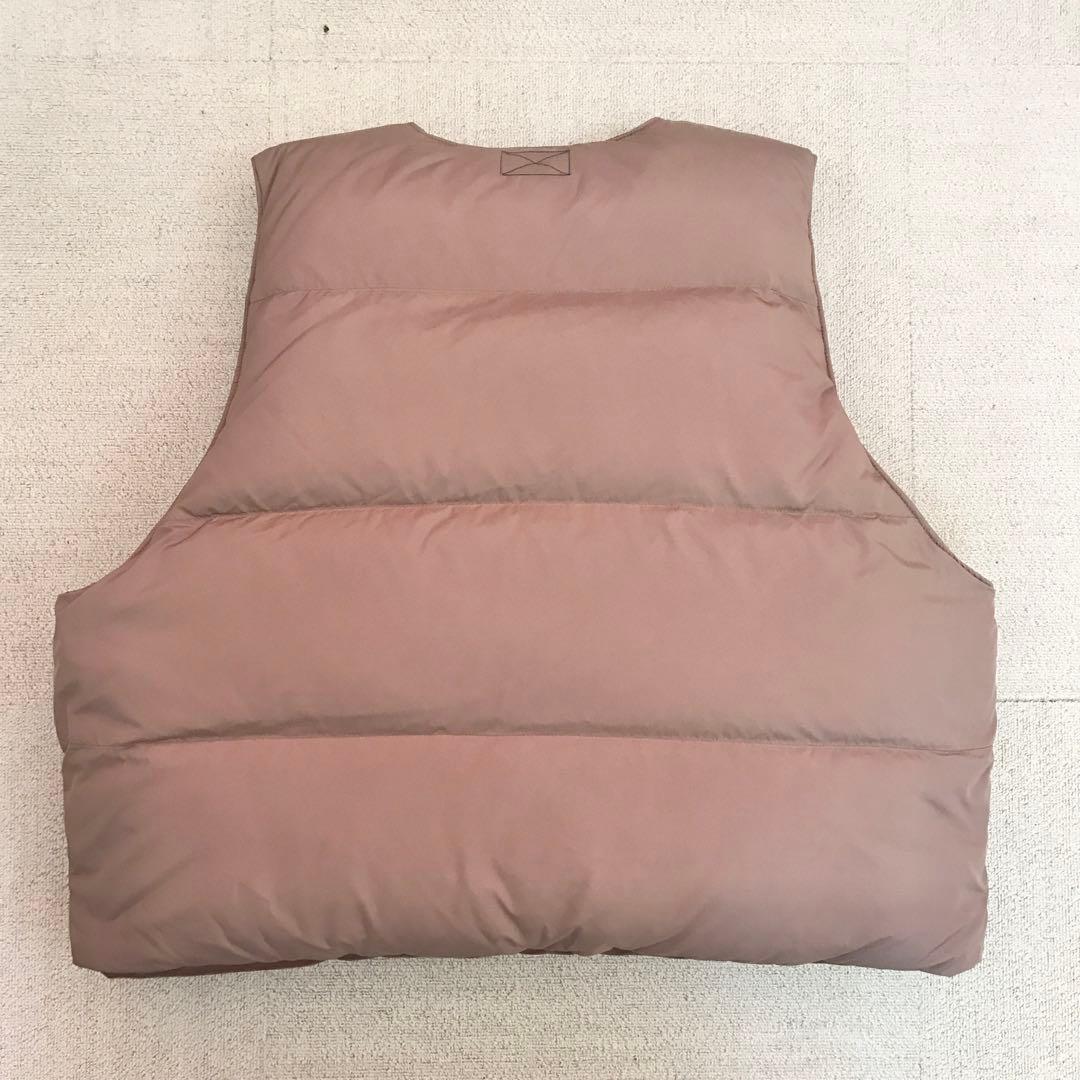 メルヴィンス ベスト L リモンタ リバーシブル ダウン レザー S3273
