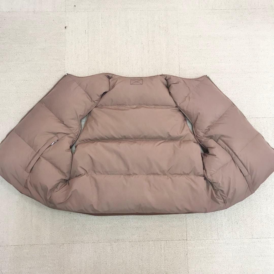 メルヴィンス ベスト L リモンタ リバーシブル ダウン レザー S3273