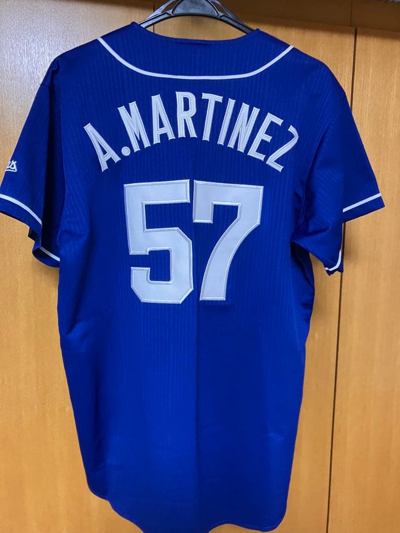 元中日ドラゴンズ アリエル•マルティネス 57 ミズノ製レプリカユニフォーム L