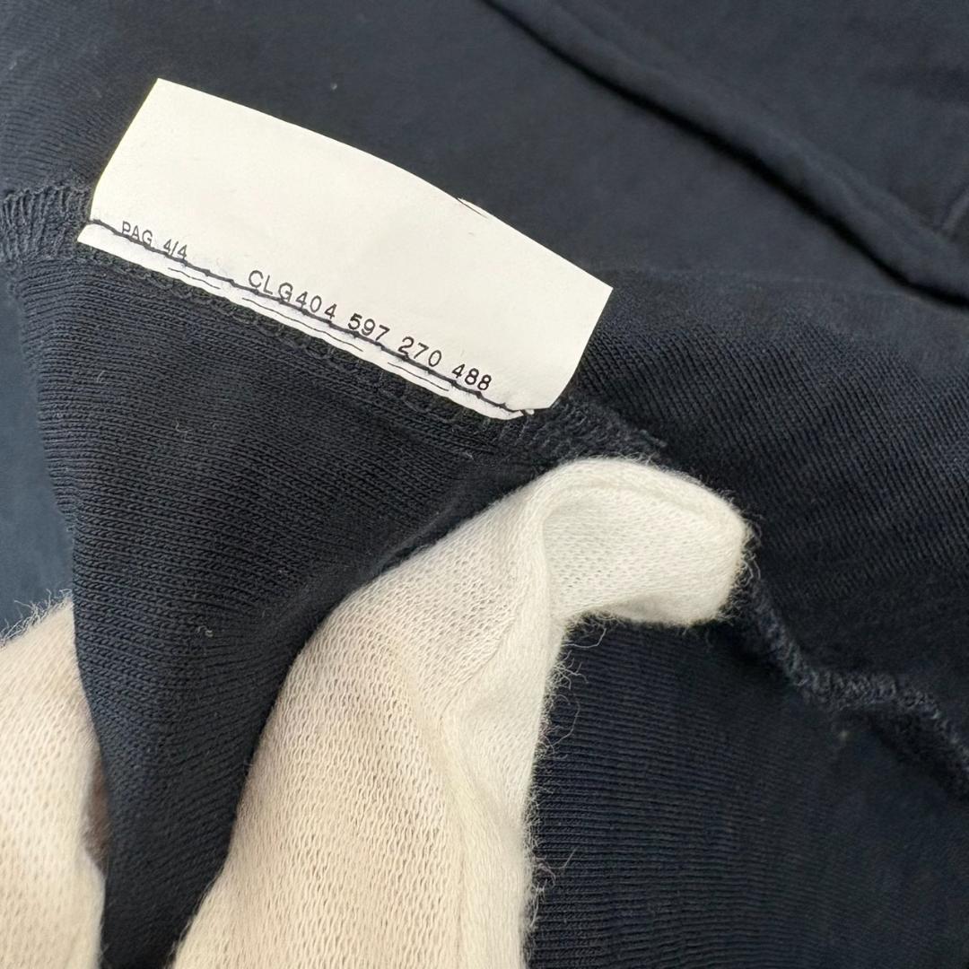 A4.エンポリオアルマーニ 総柄ジップアップブルゾン ネイビー XL