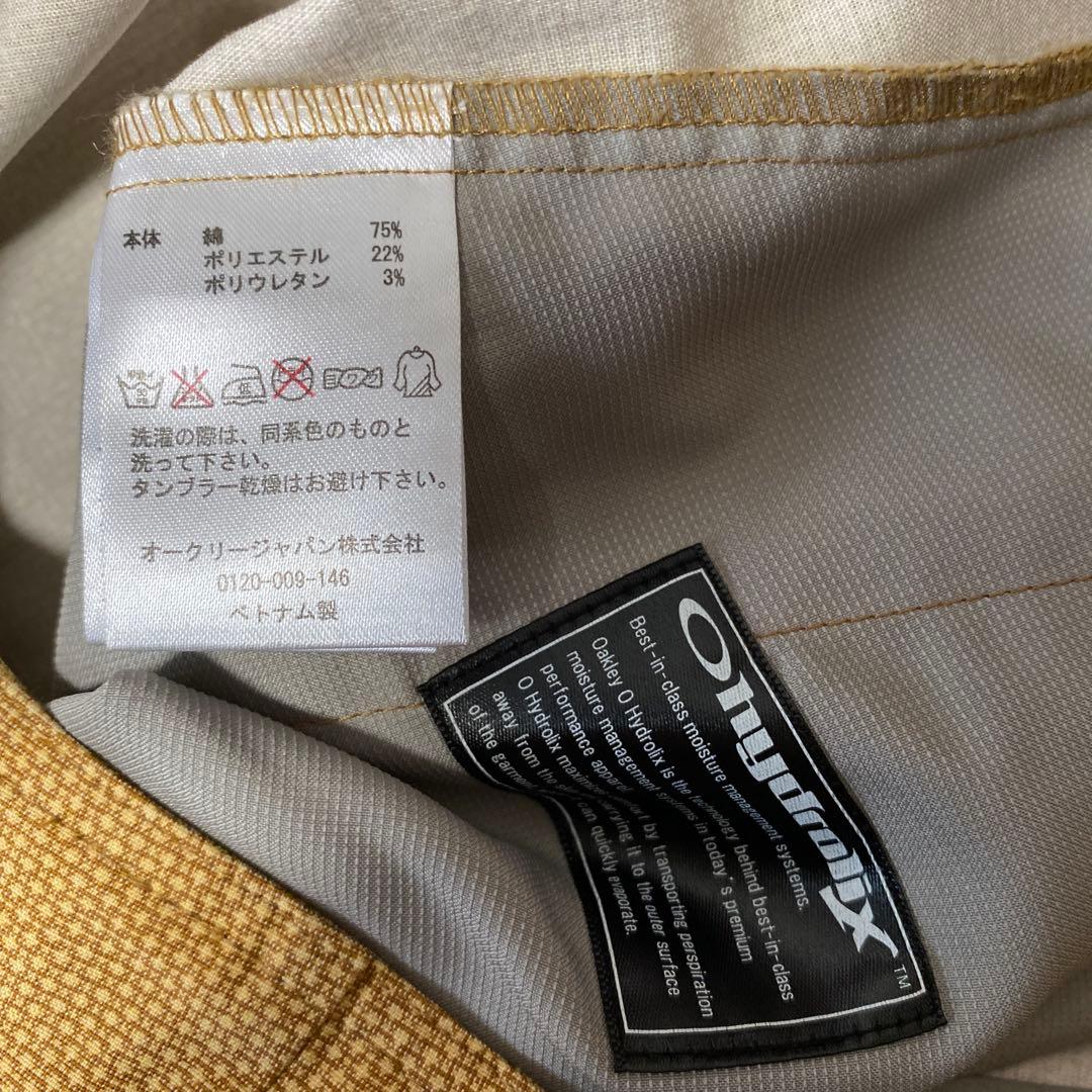 新品　オークリー OAKLEY Z-3D パンツ　ストレッチパンツ　ゴールド