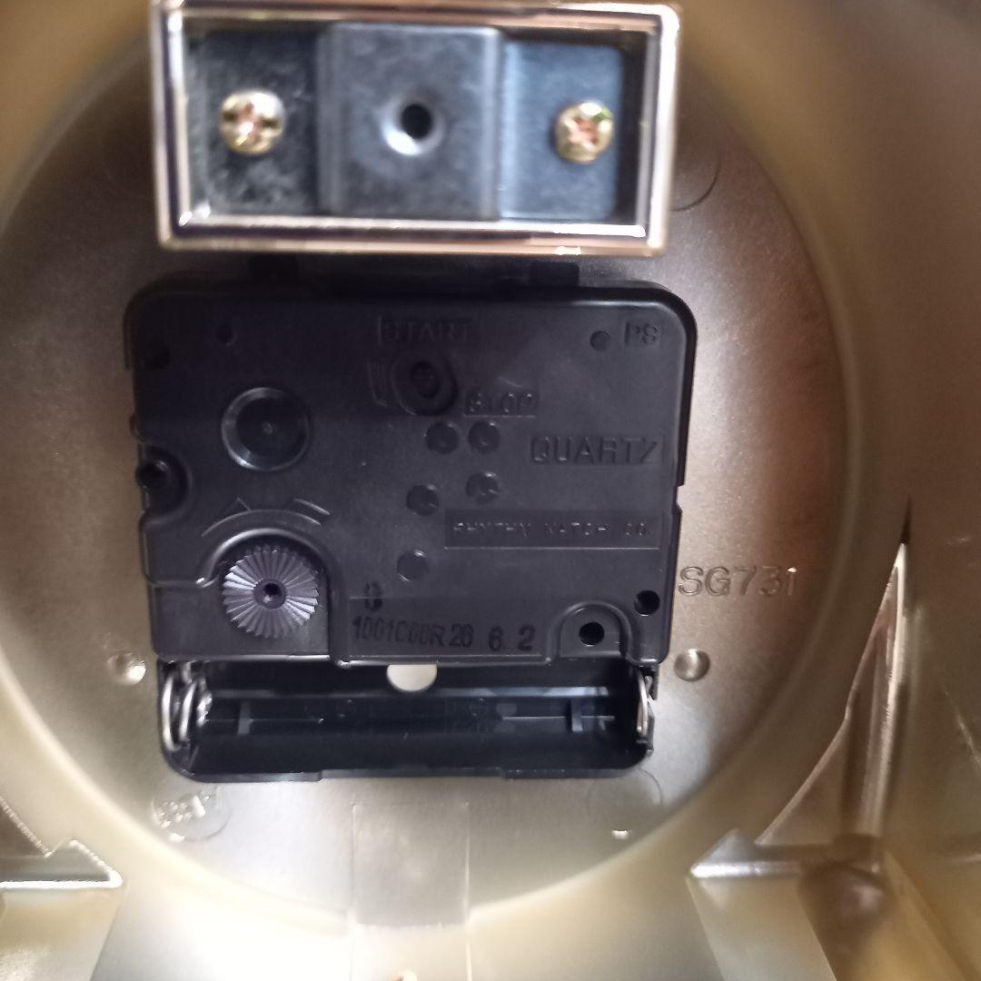 【未使用】置き時計　シチズン　クォーツクロック トリプルターン731