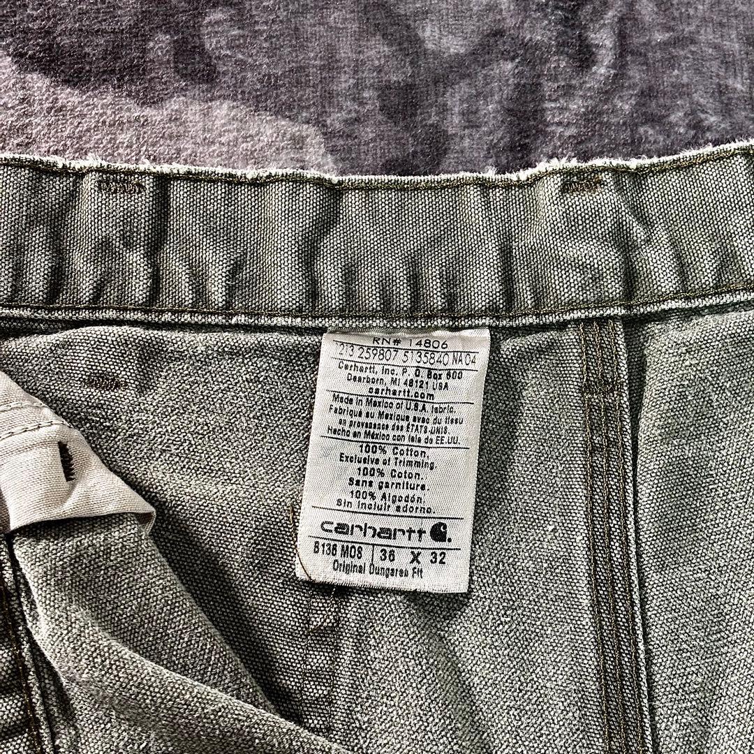 コメ欄セール！ 希少モスグリーン◎ダブルニー雰囲気系Carhartt B136