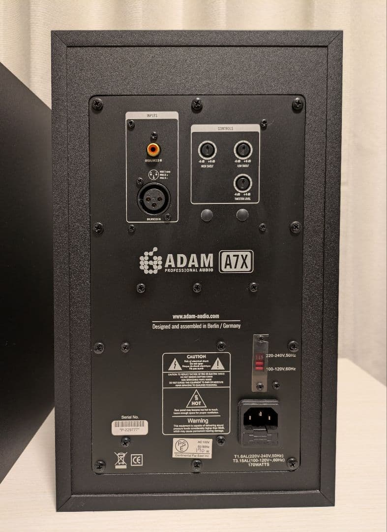 ADAM Audio A7X スタジオモニタースピーカー アダムオーディオ
