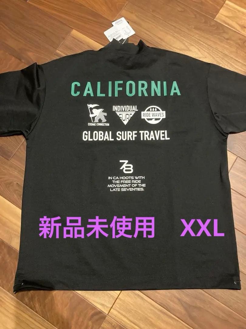 新品タグ付きガッチャゴルフモックネックシャツ ブラック