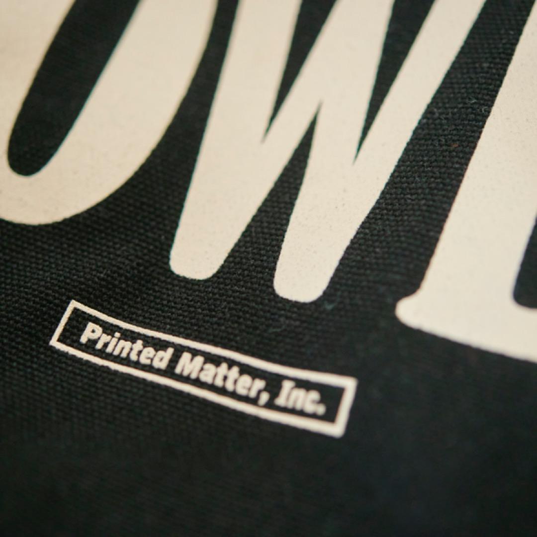 バッグ PRINTED MATTER BOOKS IS POWER BAGGU