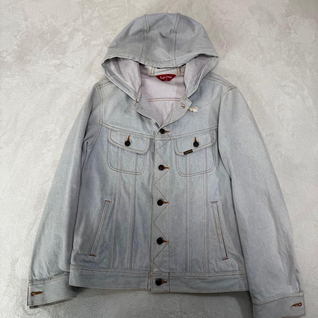 【美品】　シュプリーム　ジージャン　デニム　ジャケット　フード　M
