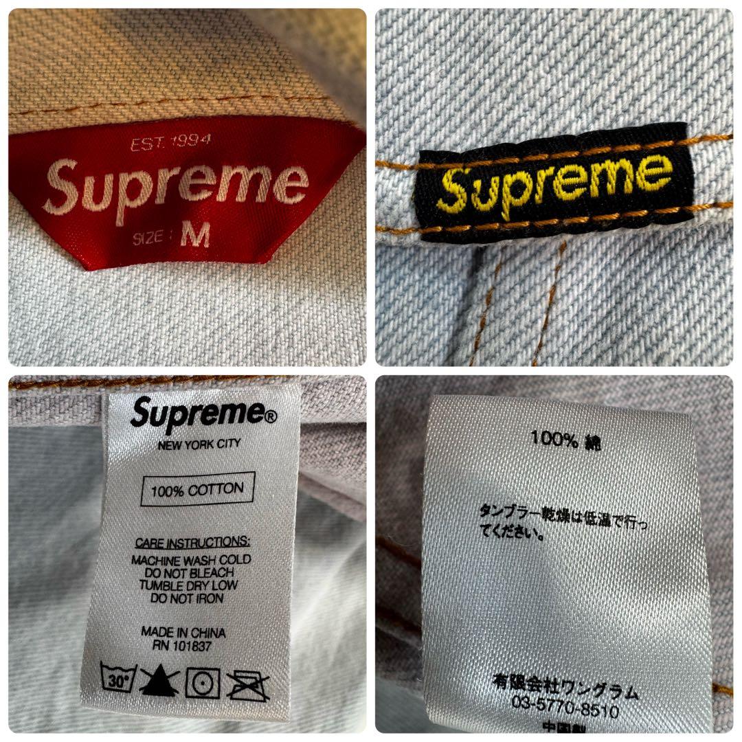 【美品】　シュプリーム　ジージャン　デニム　ジャケット　フード　M