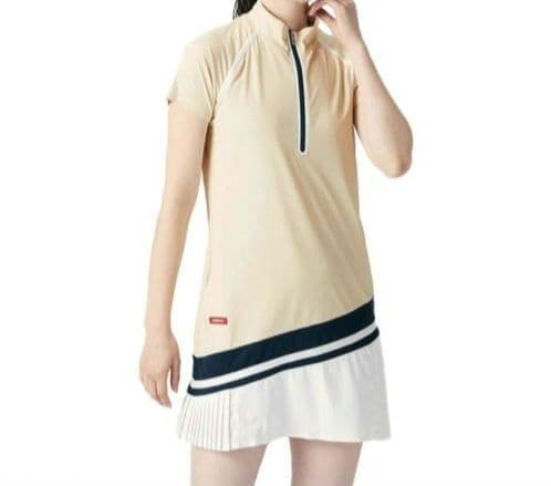 再再再値下げ新品 アンパスィ　ワンピースL　 ベージュ定価24200円