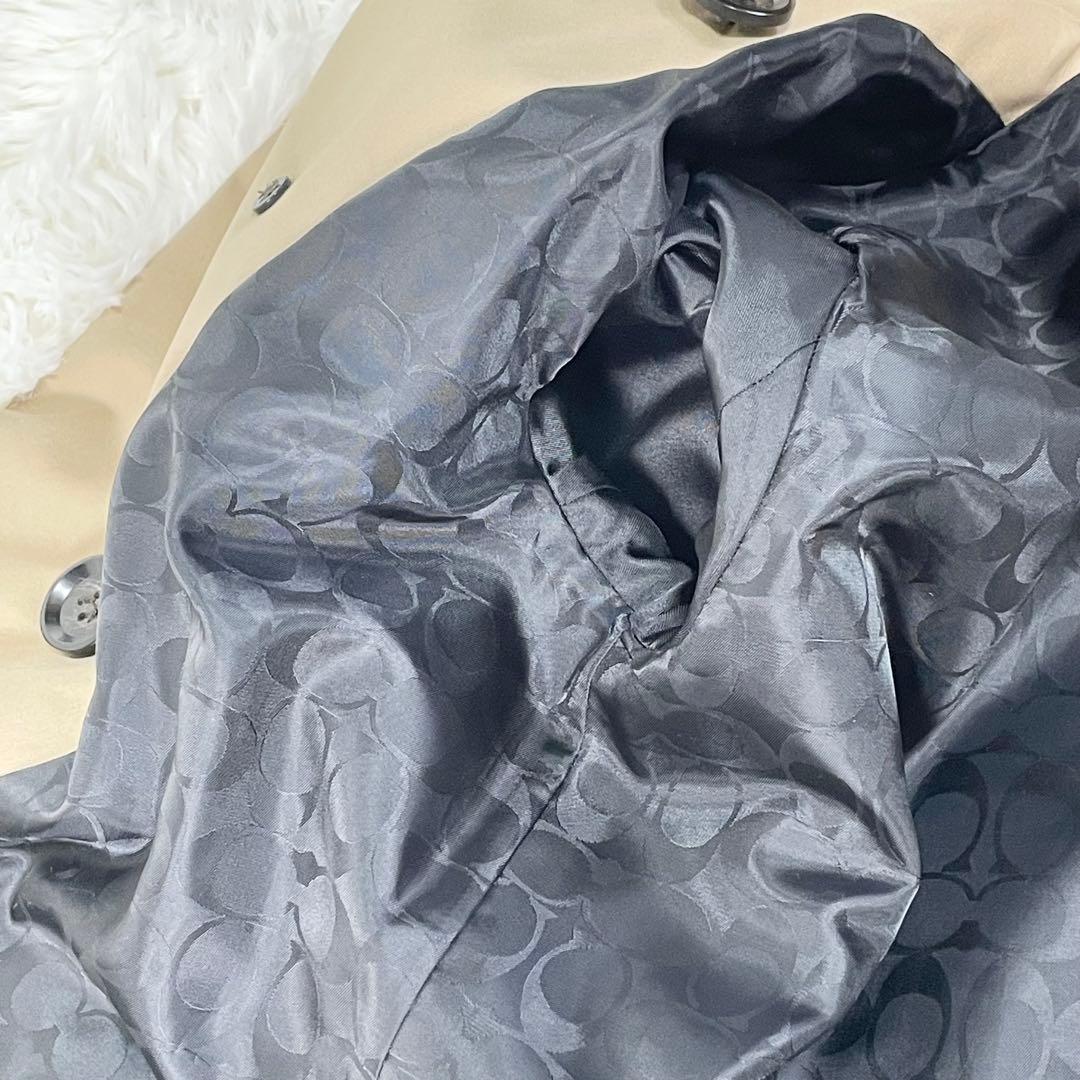 美品 COACH コーチ F33970 ショート丈 トレンチコート ジャケット