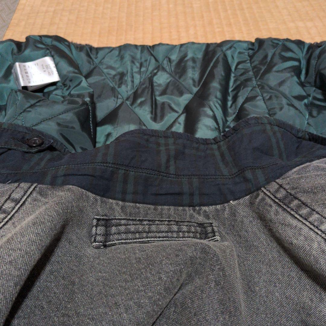 NAUTICA デニムジャケット ブラック ユーズド加工