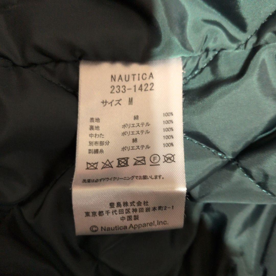 NAUTICA デニムジャケット ブラック ユーズド加工