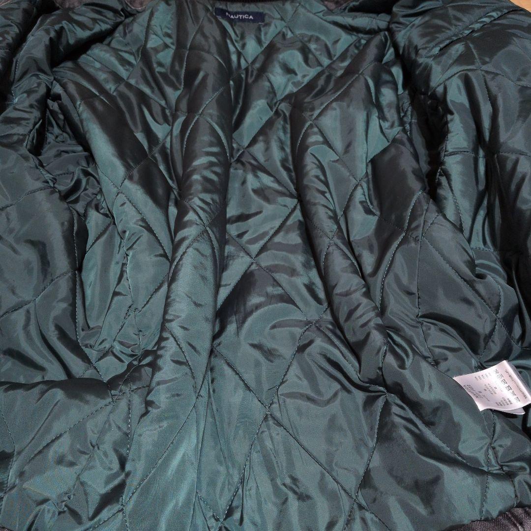 NAUTICA デニムジャケット ブラック ユーズド加工