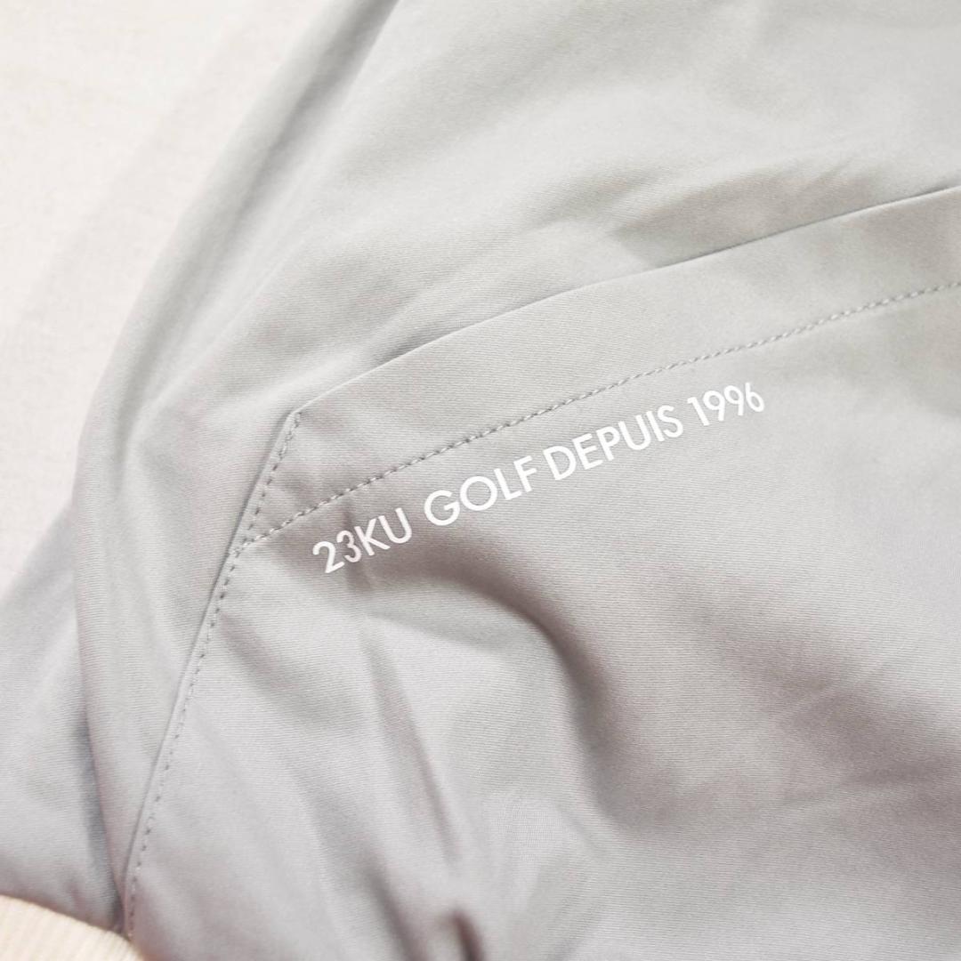【人気】 23区ゴルフ リバーシブル ブルゾンジャケット 1 グレー ブルー♪