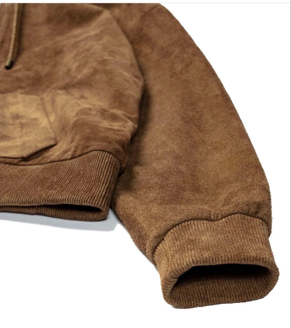 A LEATHER 牛革　定価275000円　ZIP HOODIE