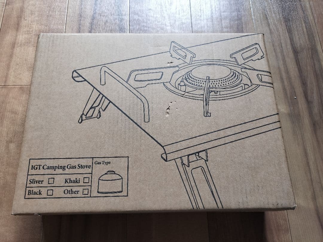 ✨️キャンプに✨️折りたたみ式キャンプストーブ 4000W/4500W シルバー